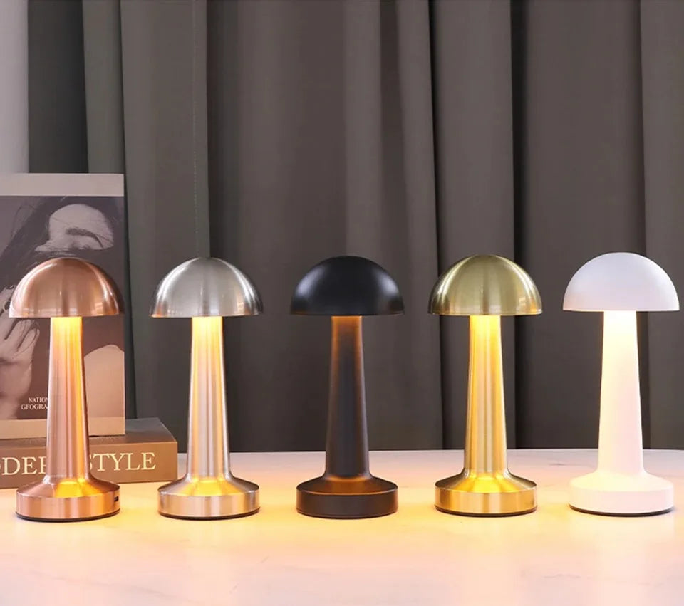 Lampe de chevet chrome