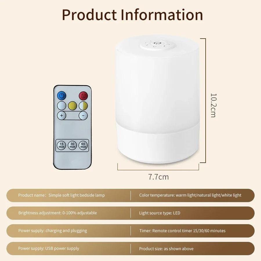 Lampe de chevet led