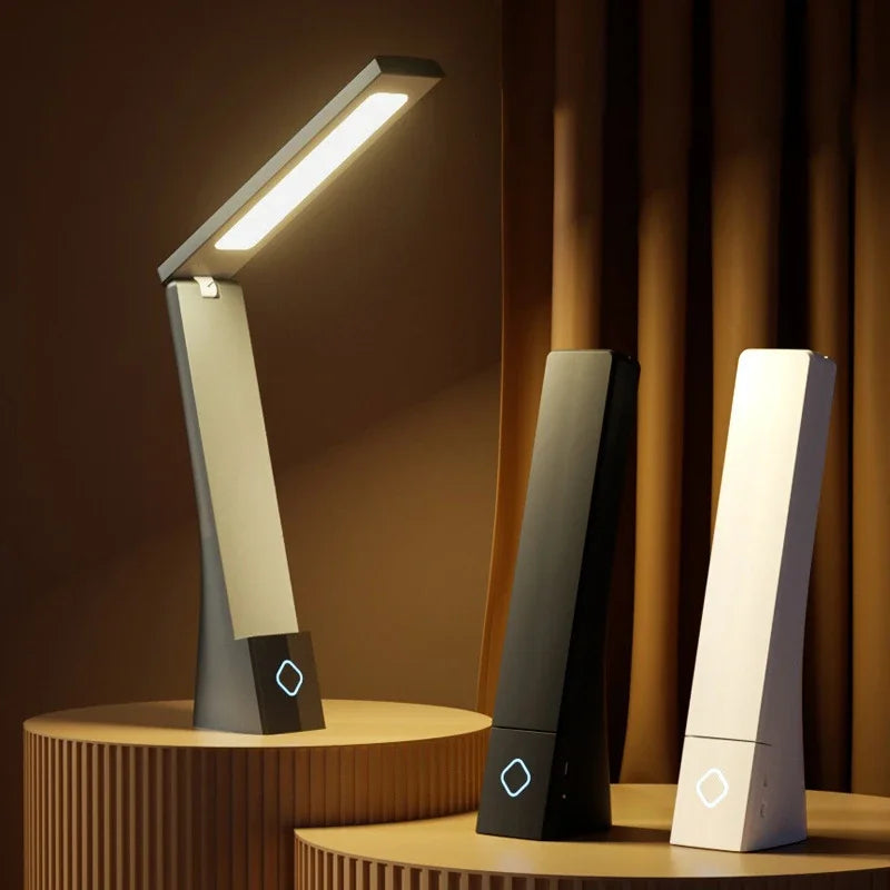 Lampe de chevet grise