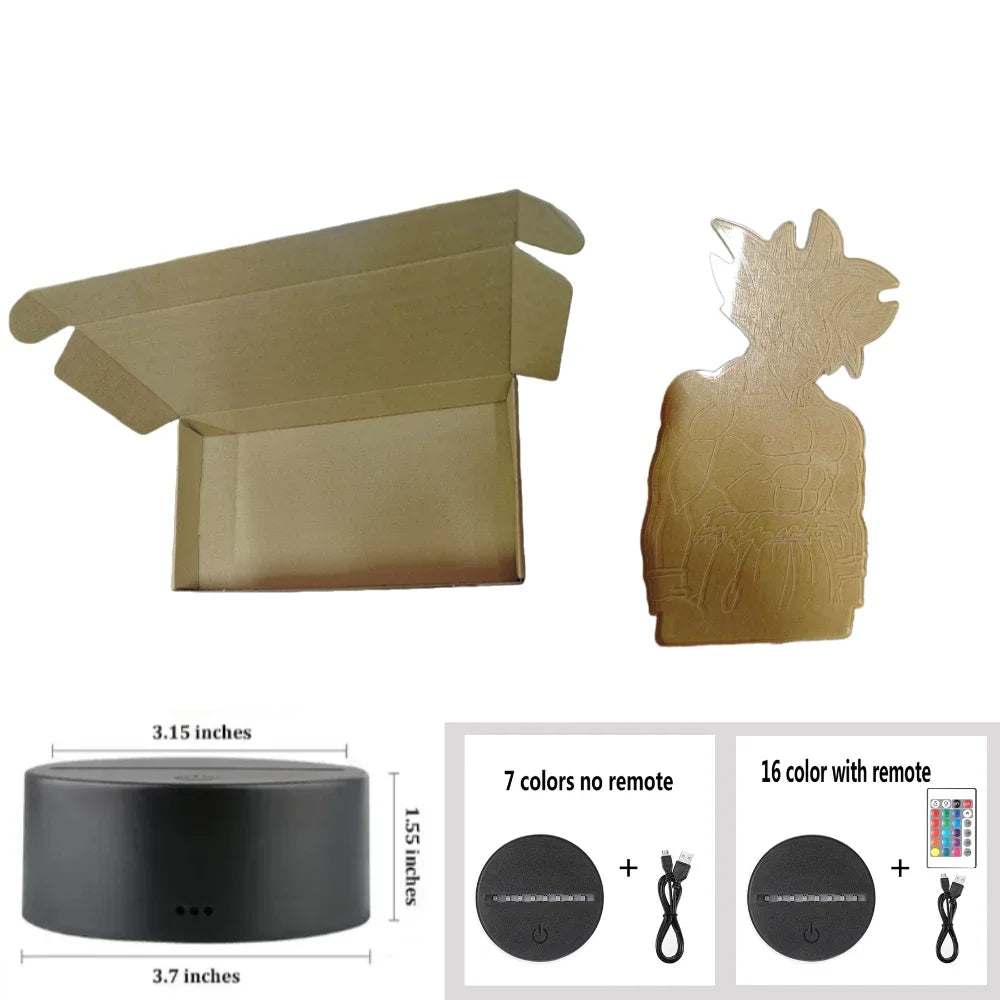 Lampe de chevet dragon ball z