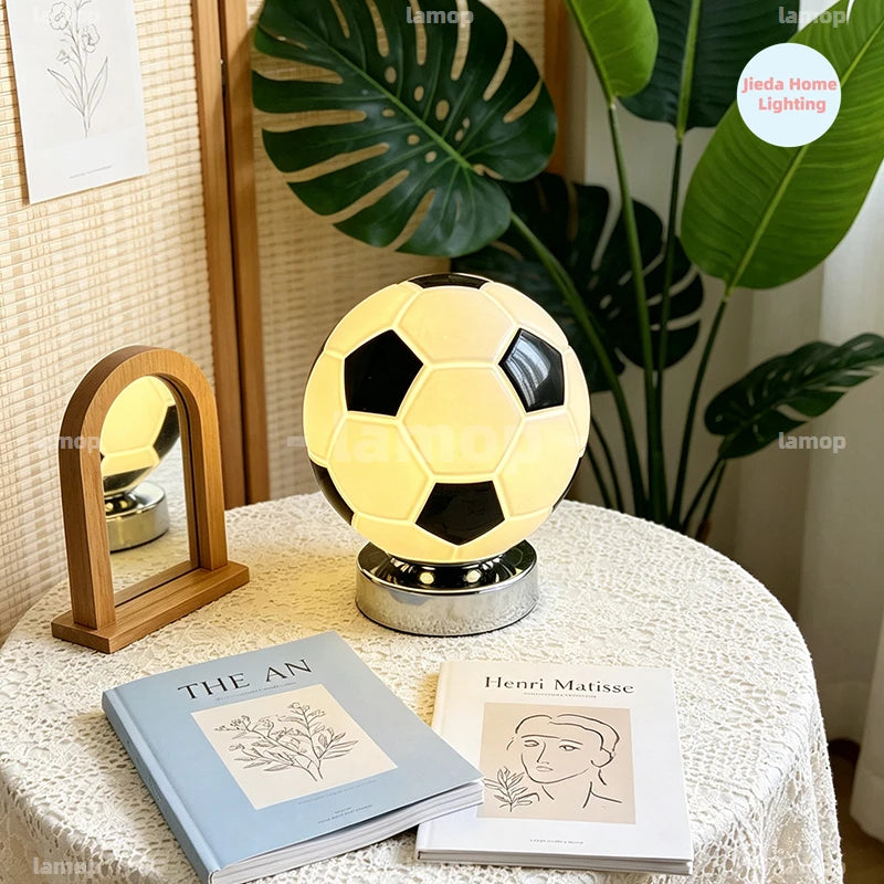 Lampe de chevet foot ball