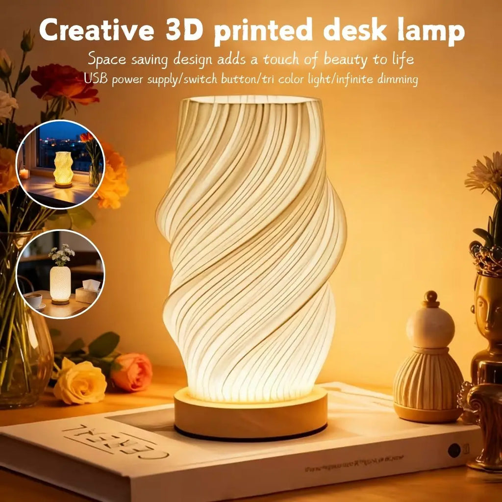 Lampe de chevet beige