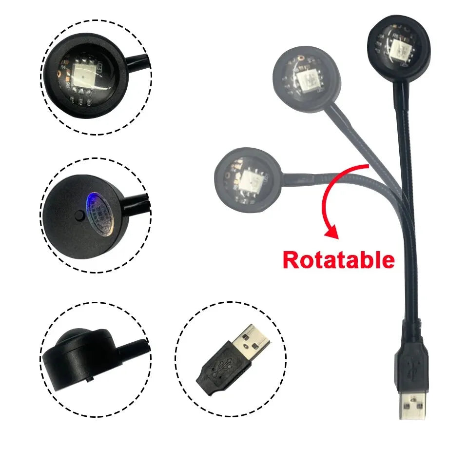 Lampe de chevet usb