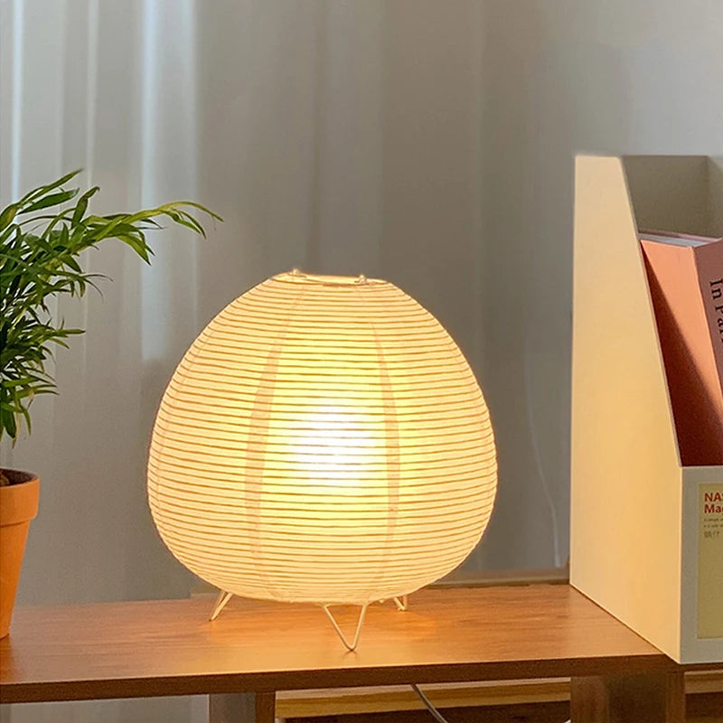 Lampe de chevet en papier