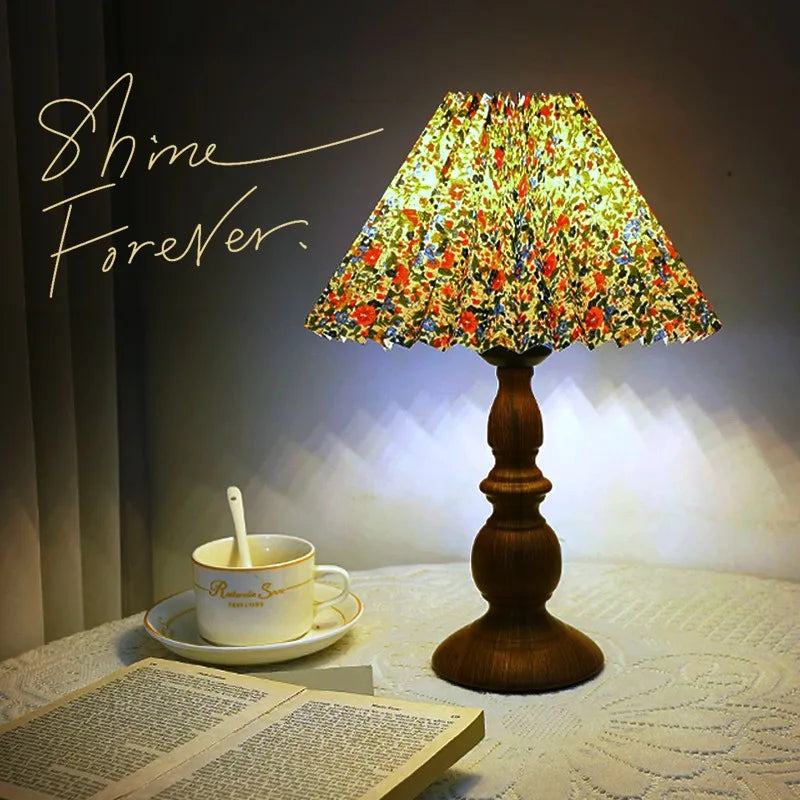 Lampe de chevet bois flotté