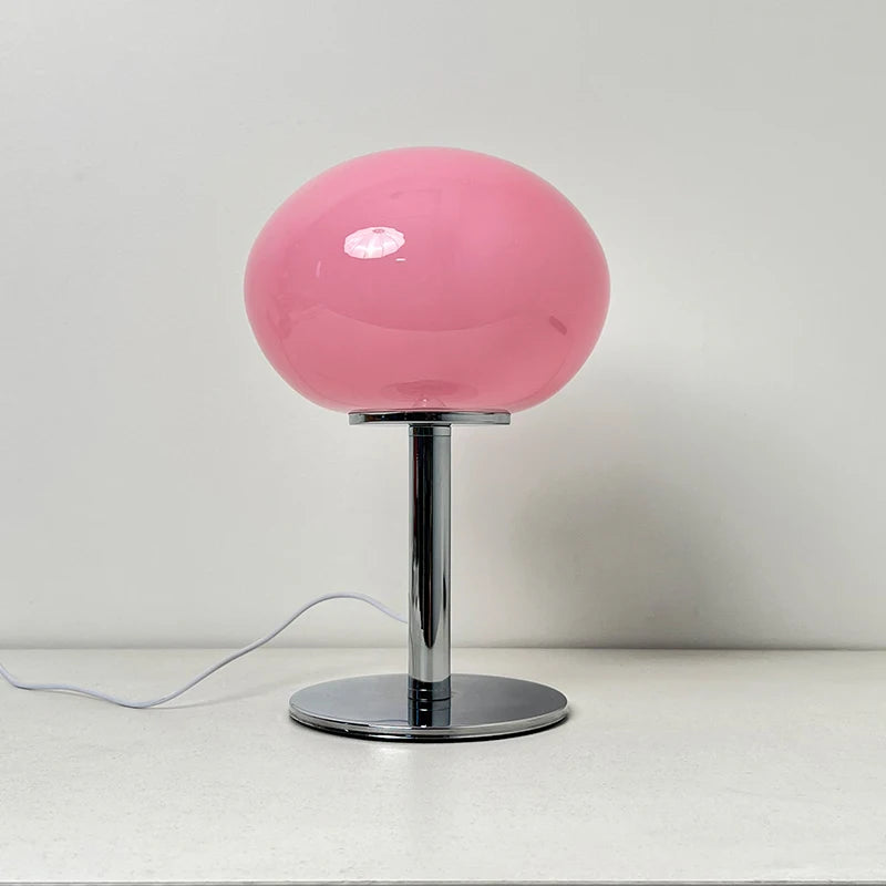 Lampe de chevet jaune