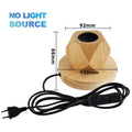 Lampe de chevet en bois