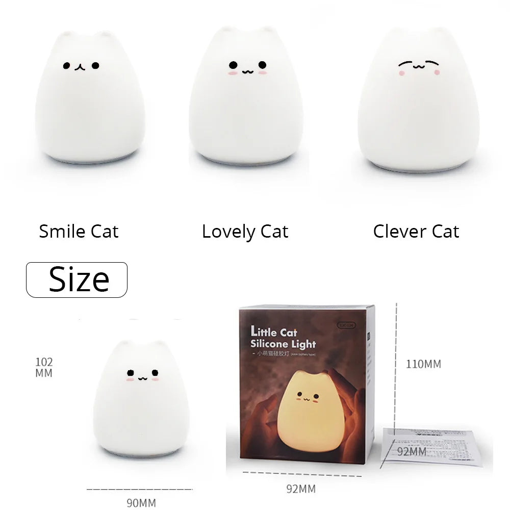 Lampe de chevet chat