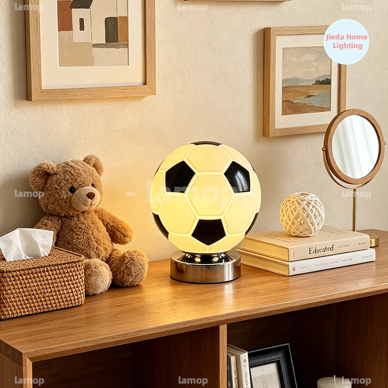 Lampe de chevet foot ball