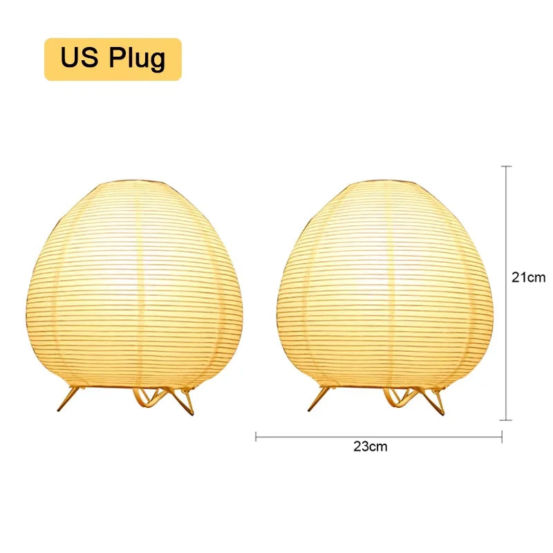 Lampe de chevet en papier