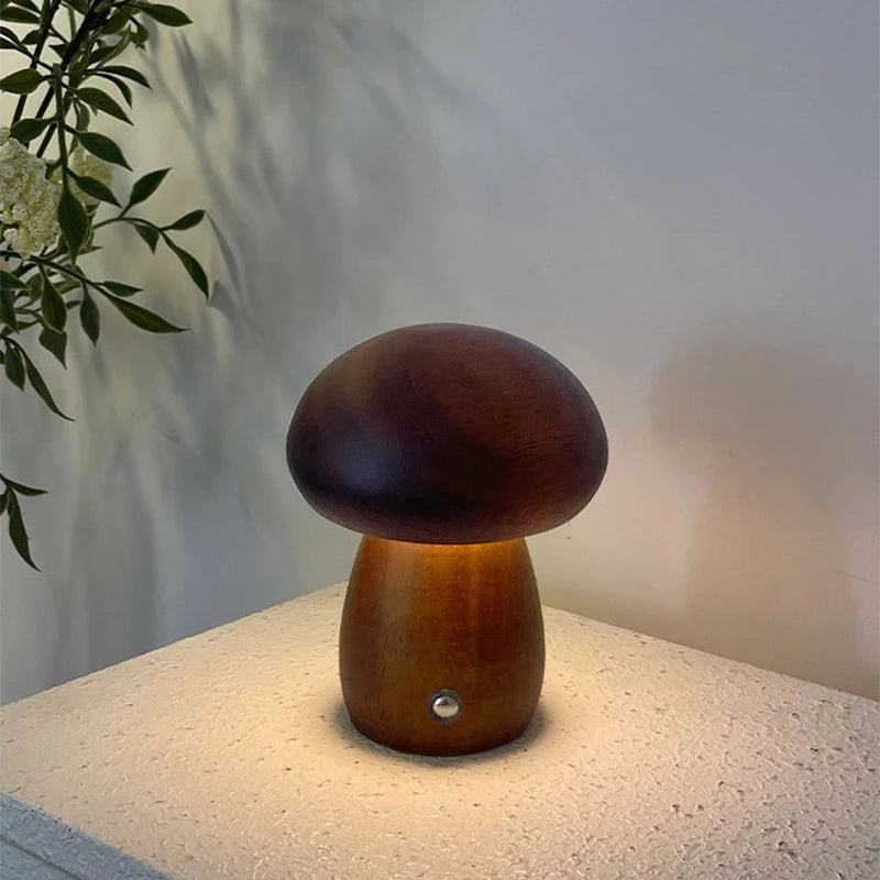 Lampe de chevet bois