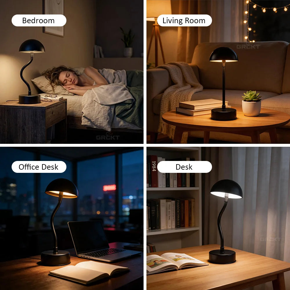 Lampe de chevet flexible