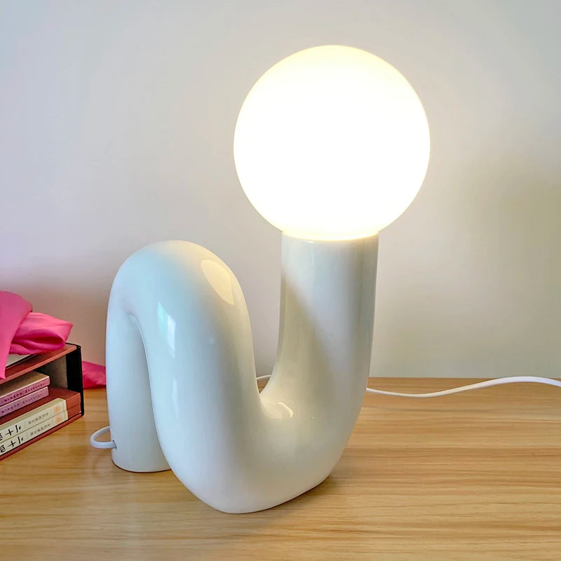 Lampe de chevet bordeaux