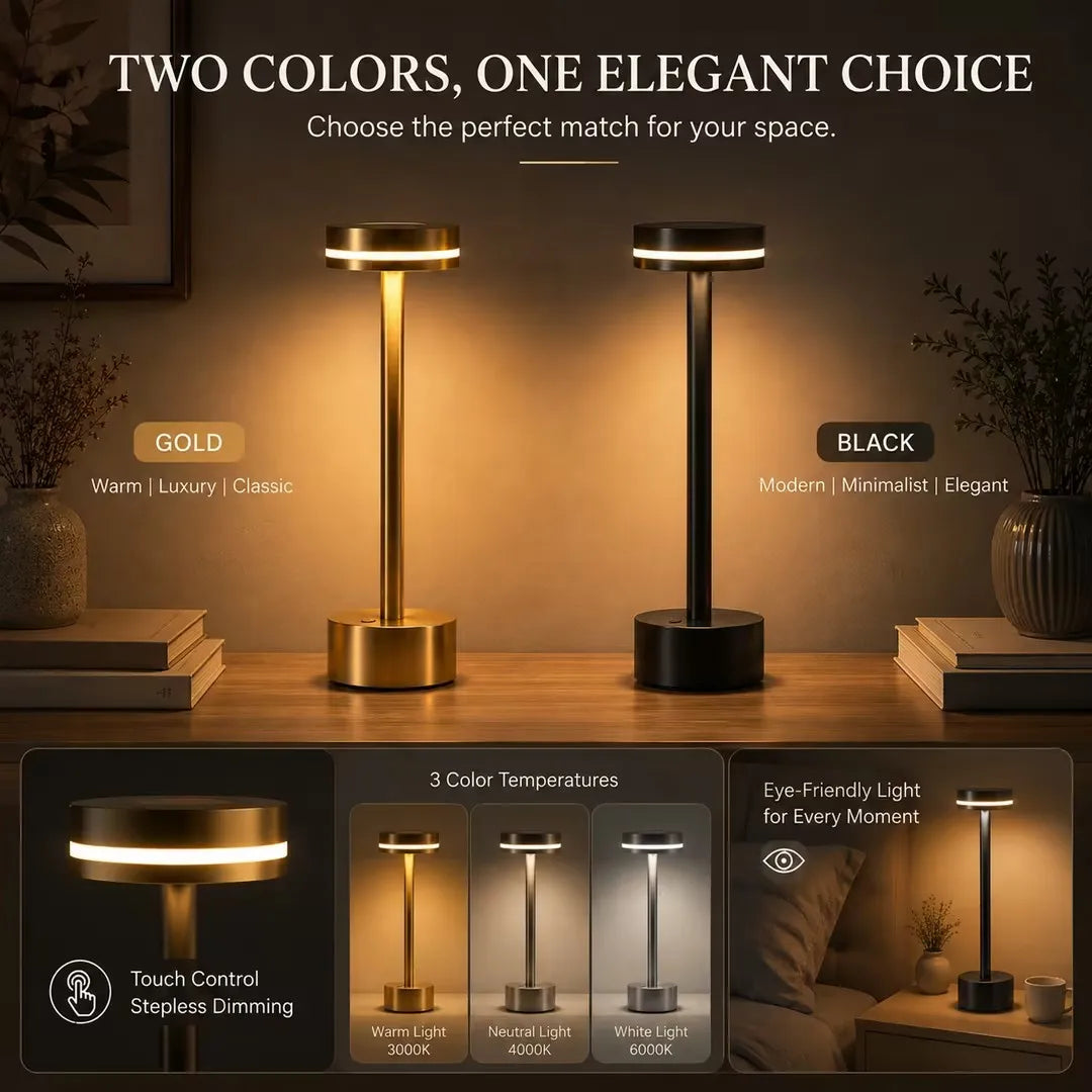 Lampe de chevet metal