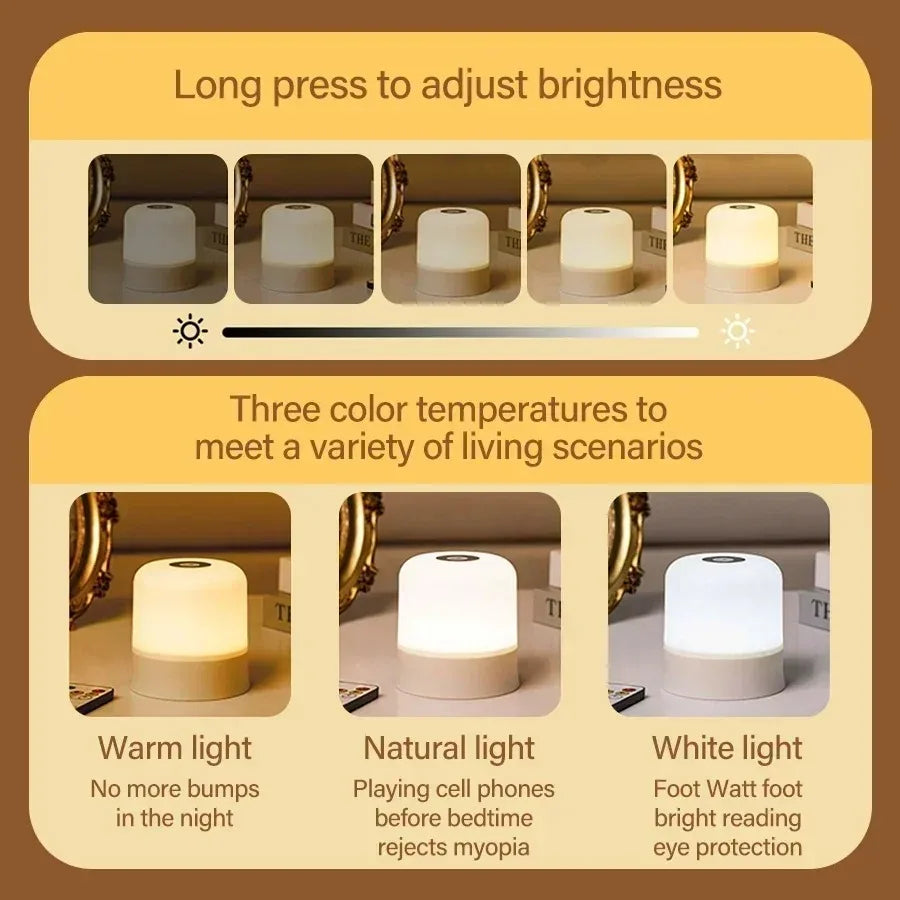 Lampe de chevet pour chambre à coucher