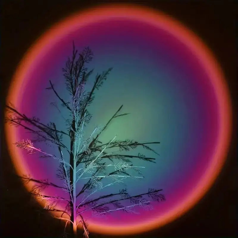 Lampe de chevet arc en ciel