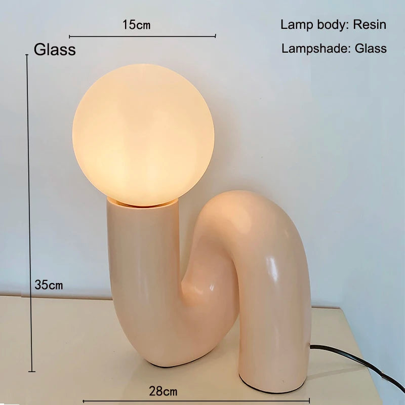 Lampe de chevet bordeaux