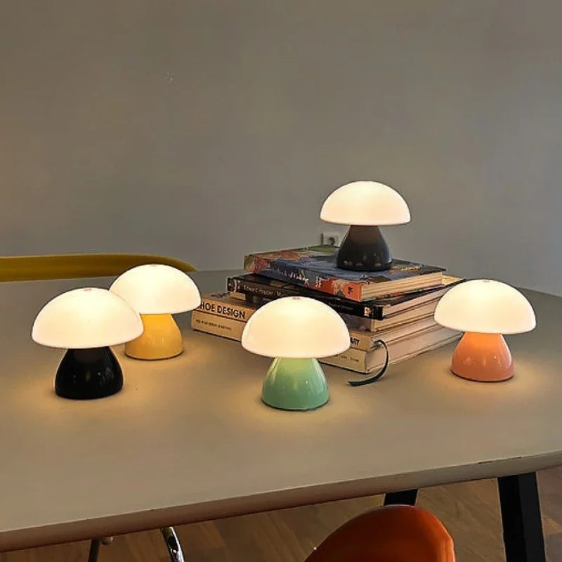 Lampe de chevet champignon