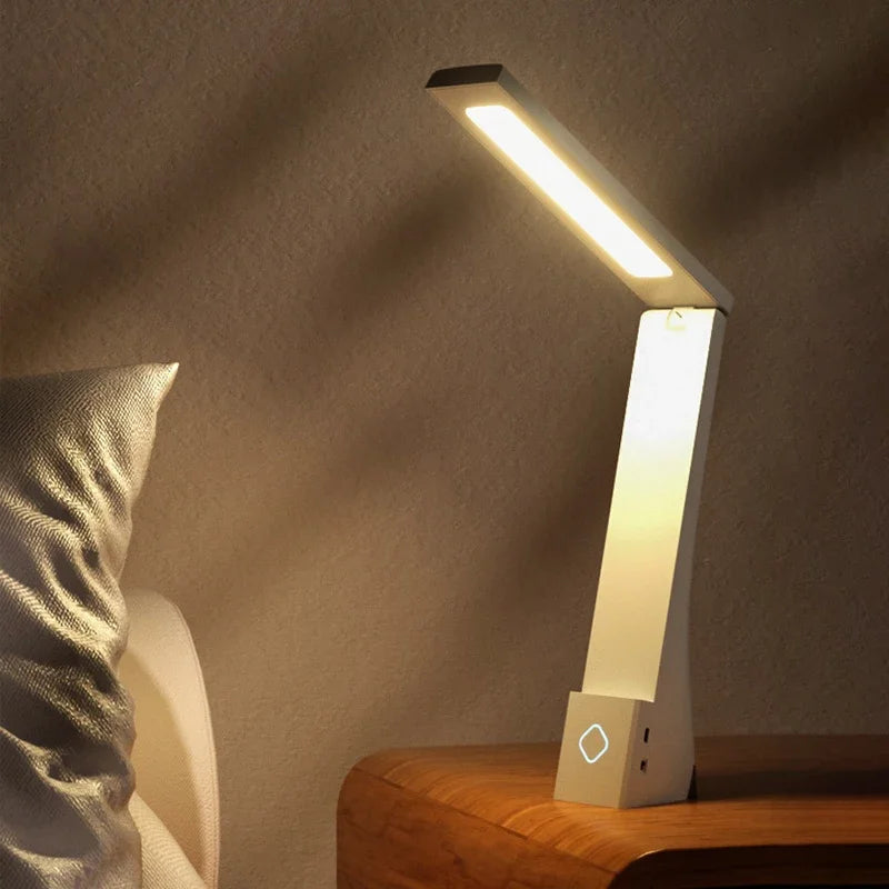 Lampe de chevet grise